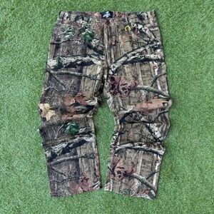 Mossy Oak Break Up Infinity Camo Pants Mens 38x32 Hunting Outdoors Cotton